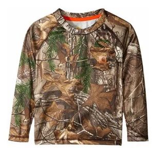 Carhartt Realtree Xtra Camo Long Sleeve Tech Hunting Shirt: 2T